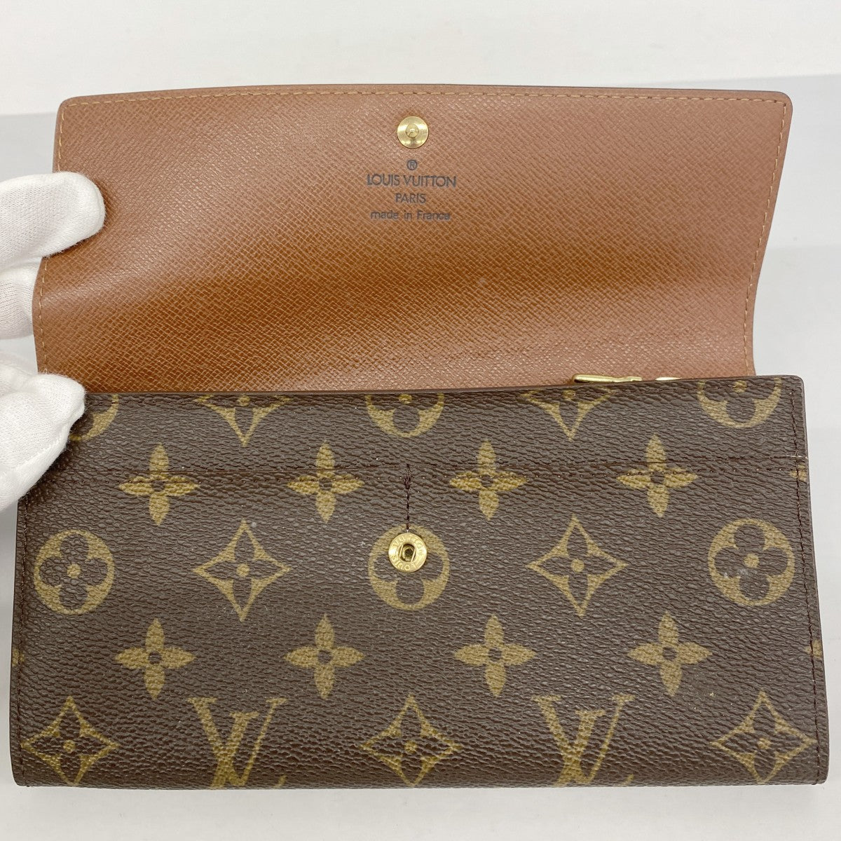 5pb2298】ルイヴィトン 長財布 モノグラム ポシェットポルトモネ