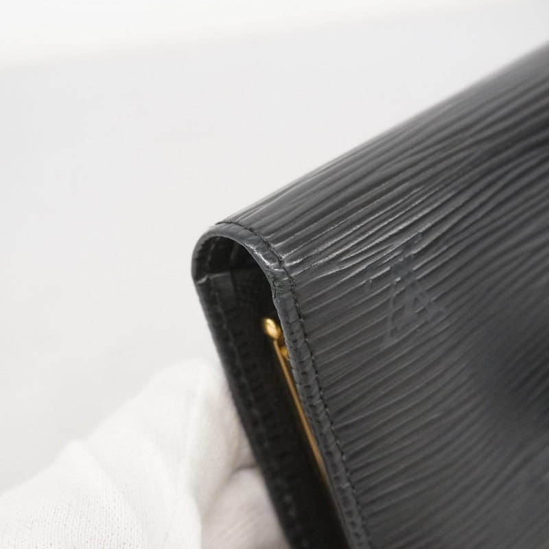 ルイヴィトン　ポルトモネ　エピ　ヴェノワ　M63242 二つ折り財布　ブラック 5pd5604-k】ルイヴィトン 財布 エピ ポルトモネビエヴィエノワ M63242