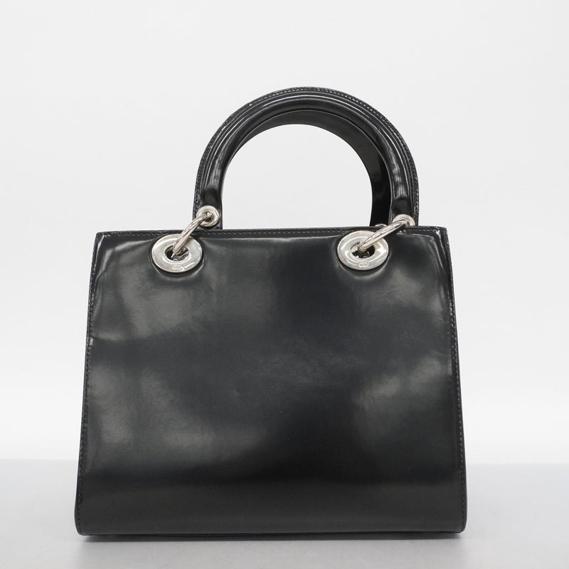 5pb2458】クリスチャンディオール ハンドバッグ レザー ブラック
