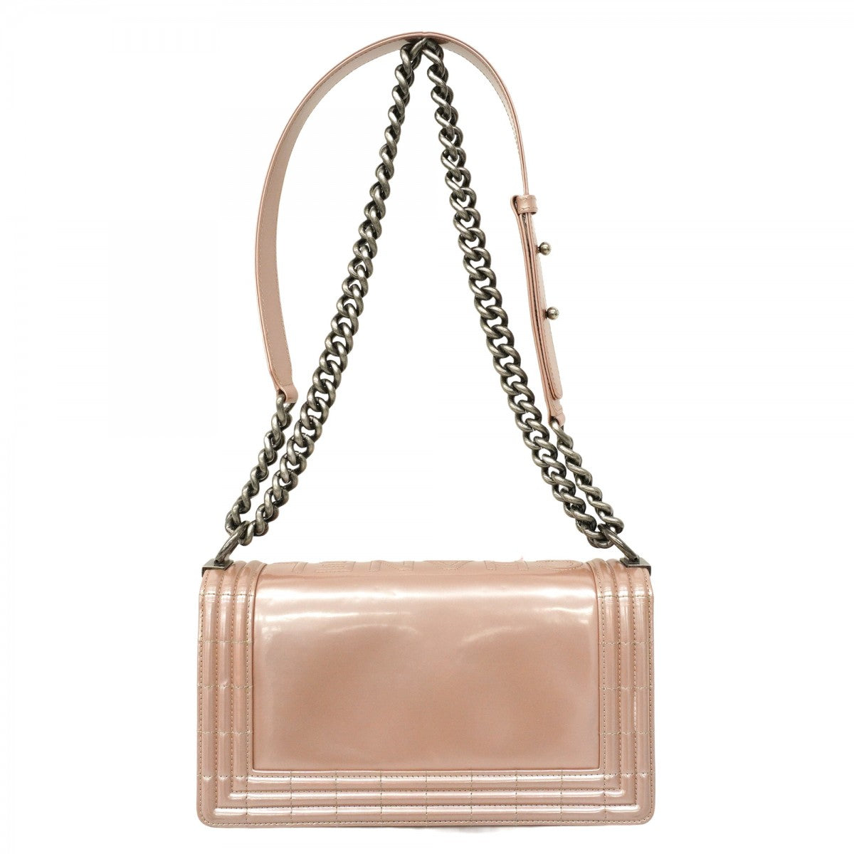 訳あり 非売品CHANEL 持ち手ビジュー横長ショルダー ☆メッシュ素材で涼しげ☆CHANEL チェーン付きクラッチ (CHANEL