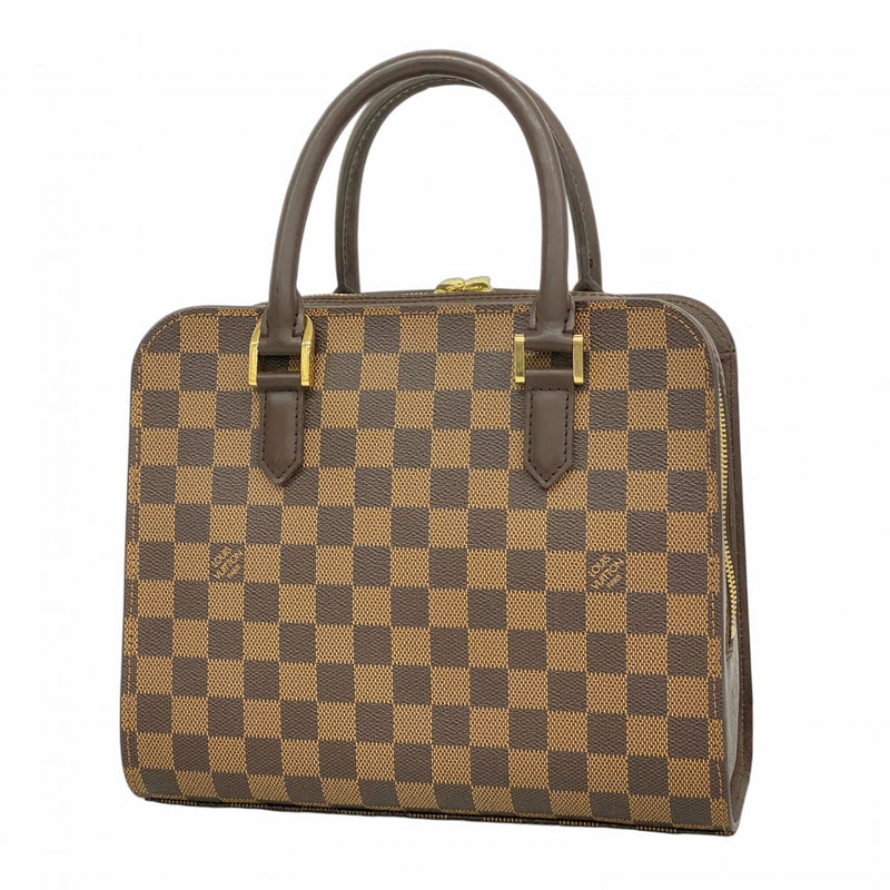 美品 ルイヴィトン ダミエ エベヌ ブレラ ハンドバッグ ラウンドファスナー . 5pb2519】ルイヴィトン ハンドバッグ ダミエ トリアナ N51155 エベヌ