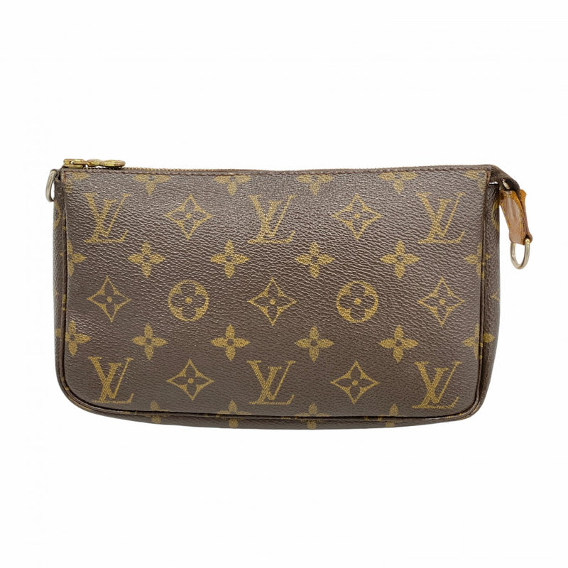 LOUIS VUITTON ポーチ モノグラム ポシェット アクセソワール 茶 LOUIS VUITTON ポシェットアクセソワール モノグラム ポーチ