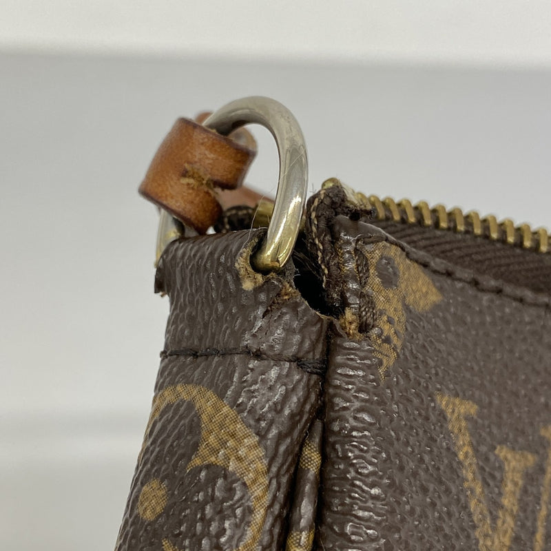 LOUIS VUITTON ポーチ モノグラム ポシェット アクセソワール 茶 LOUIS VUITTON ポシェットアクセソワール モノグラム ポーチ
