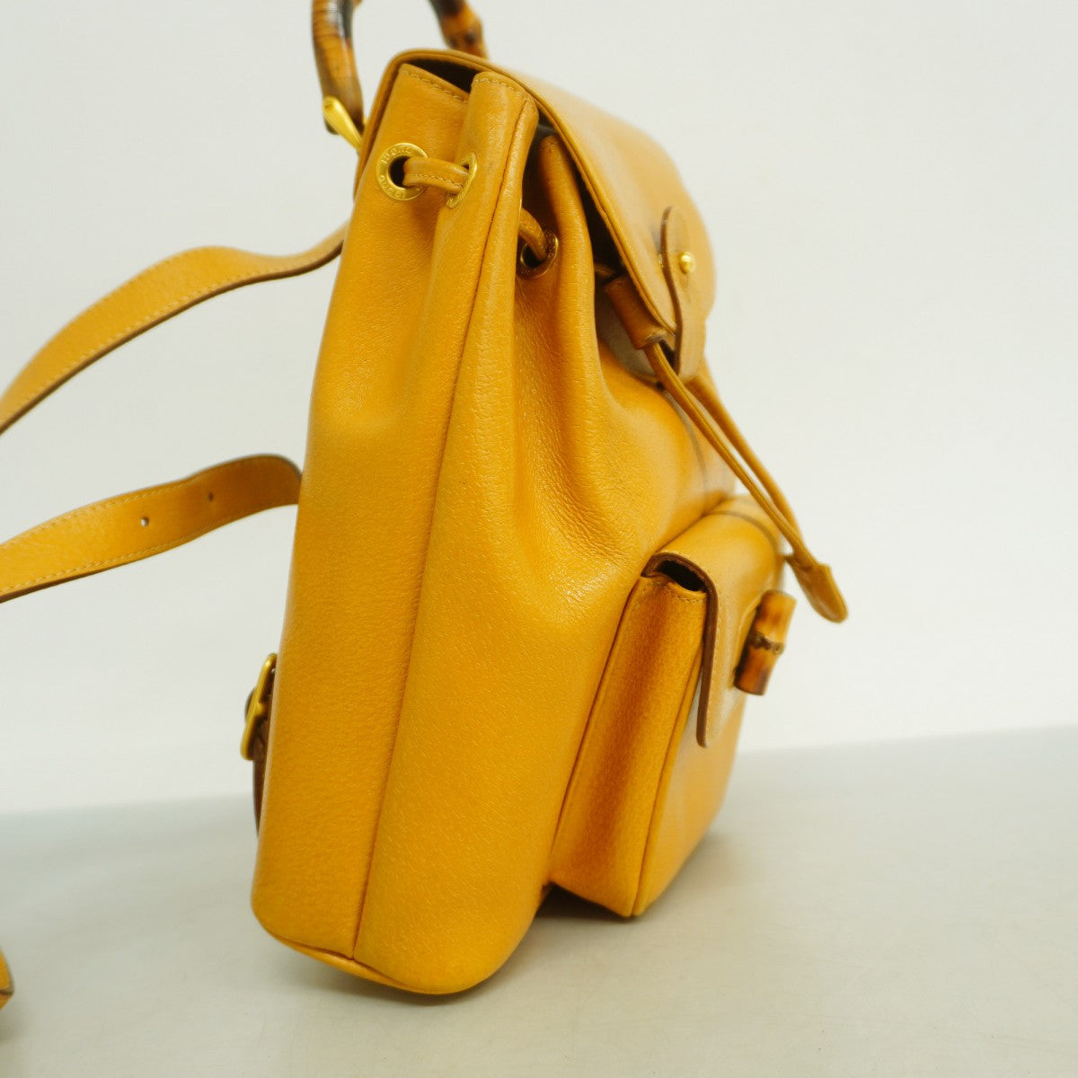 5pb2697】グッチ リュック・デイパック バンブー 003 1705 0030 レザー