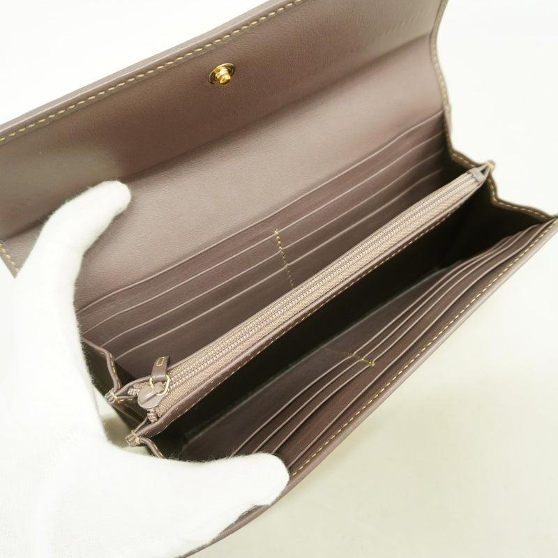 5pb2698】グッチ 長財布 GGキャンバス 256998 キャンバス ブラウン