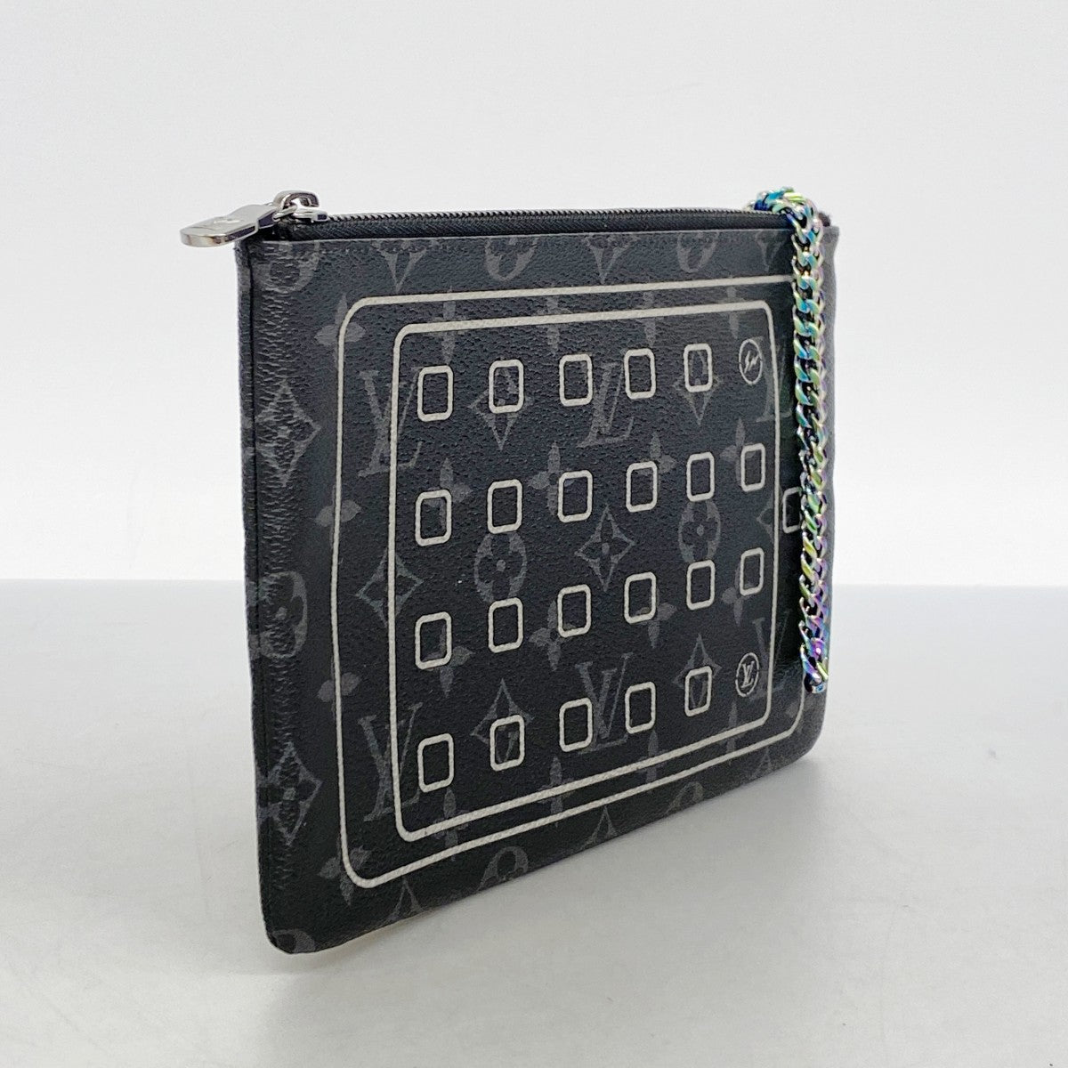 5pb2758】ルイヴィトン ポーチ モノグラム・エクリプス フラグメント