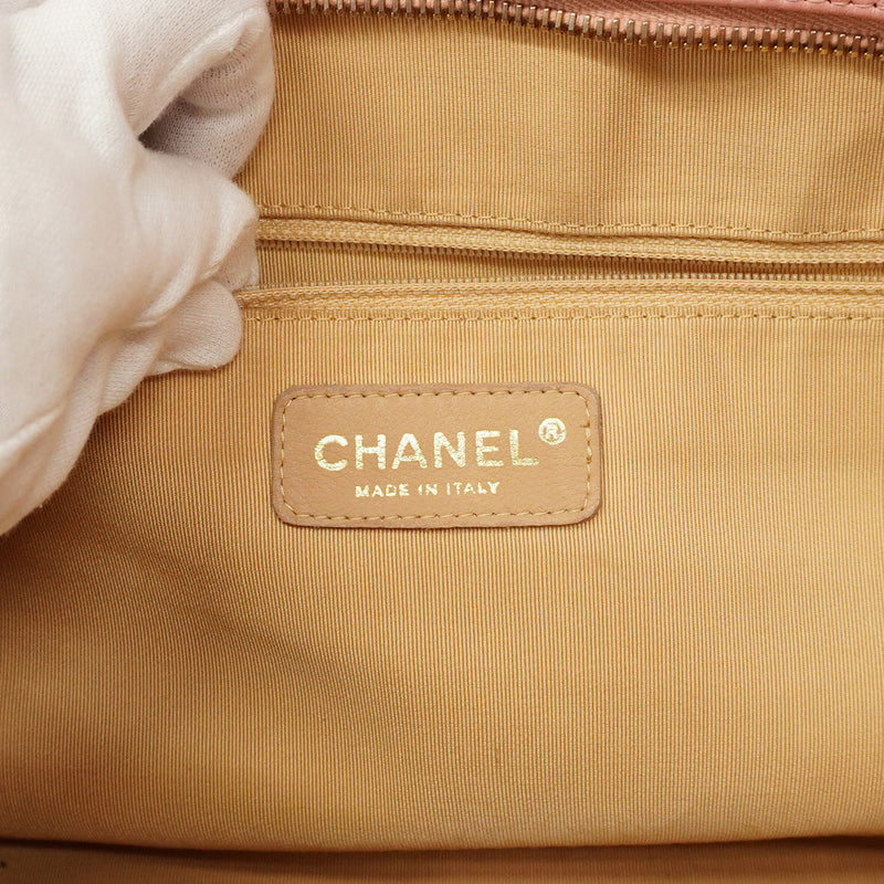 5pb2872】シャネル ハンドバッグ マトラッセ キャビアスキン ピンク