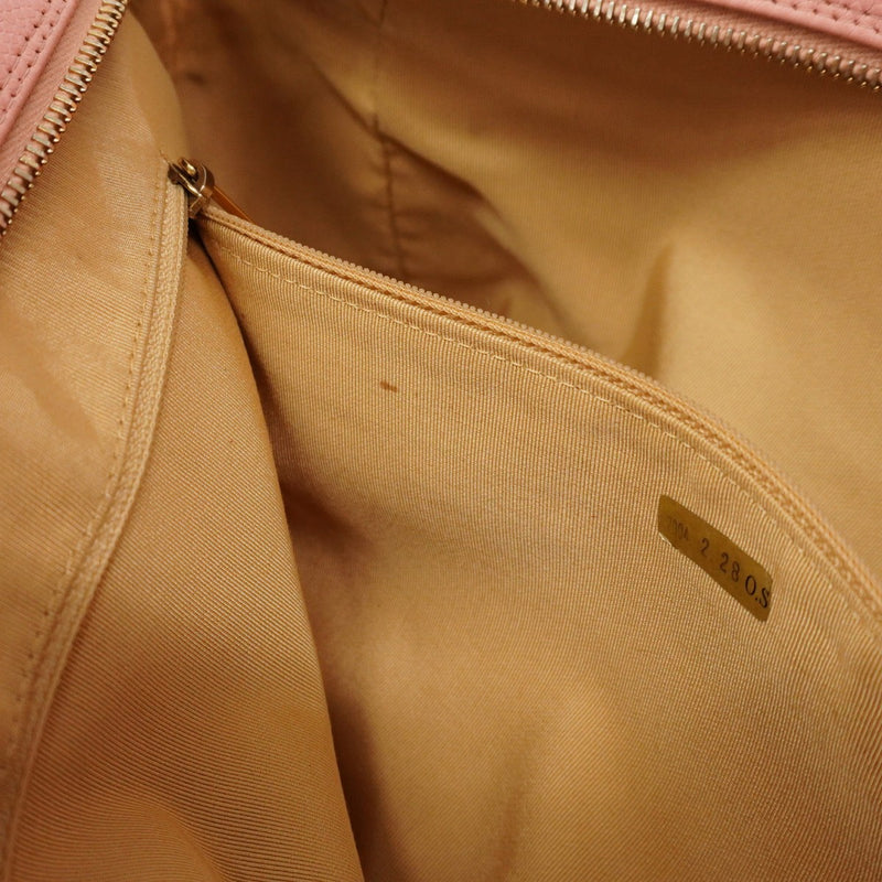 5pb2872】シャネル ハンドバッグ マトラッセ キャビアスキン ピンク