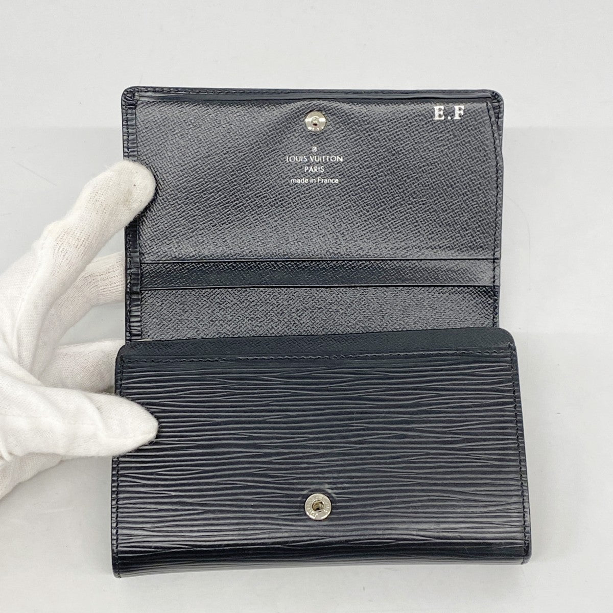 5pb2937】ルイヴィトン 財布 エピ ポルトフォイユトレゾール M63972