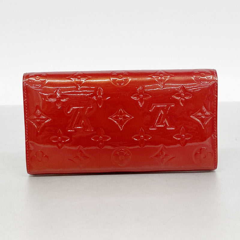 5pb2938】ルイヴィトン 長財布 ヴェルニ ポルトフォイユサラ M91739