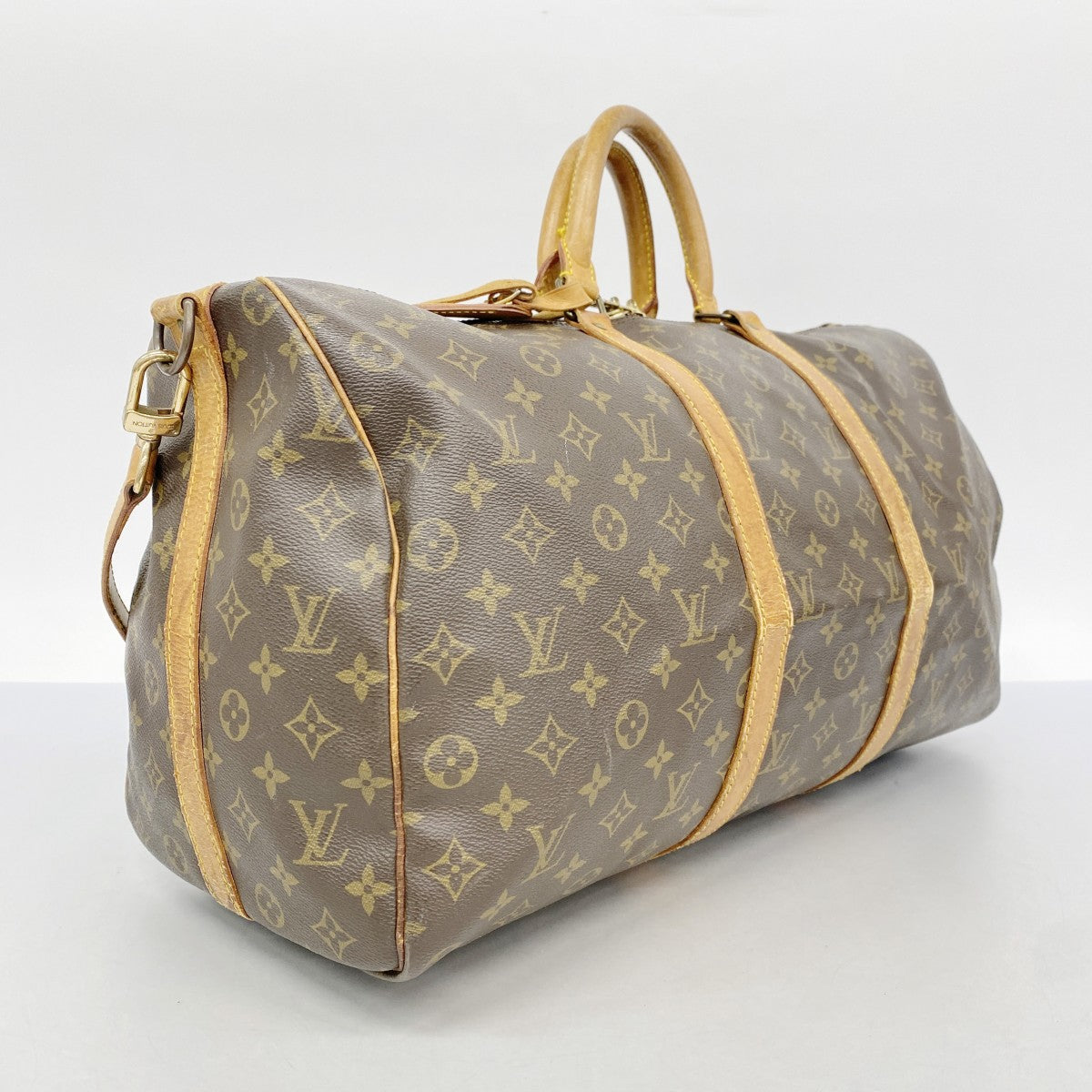 5pb2939】ルイヴィトン ボストンバッグ モノグラム キーポルバンド