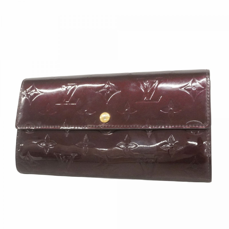 希少　ルイヴィトン　ヴェルニ　ポルトフォイル　サラ　M93524 アマラント ルイ・ヴィトン ヴェルニ ポルトフォイユ・サラ アマラント M93524の