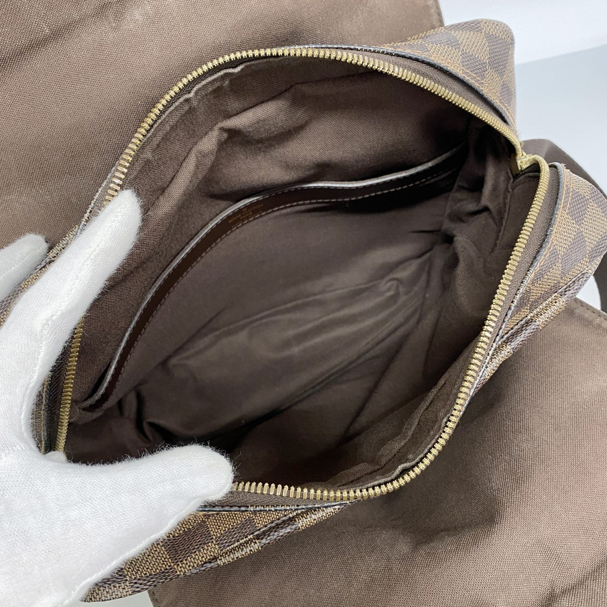 ルイヴィトン N45255 ダミエ ナヴィグリオ ショルダーバッグ エベヌ LOUIS VUITTON（ルイ・ヴィトン） ショルダーバッグ ダミエ