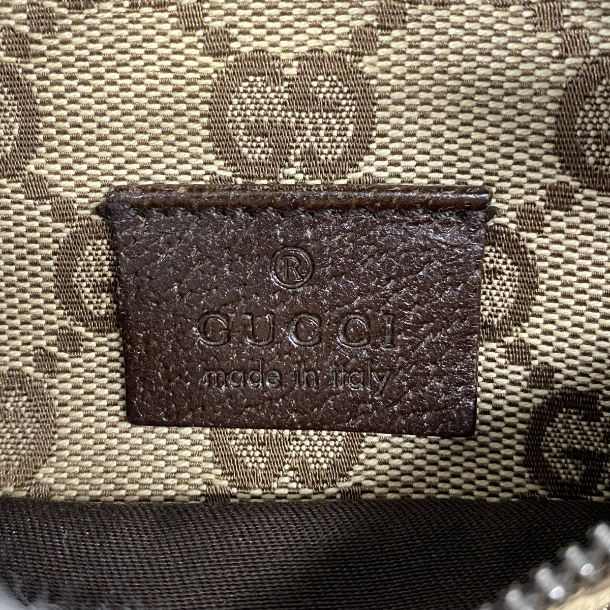 5pc3324】グッチ ウエストバッグ GGキャンバス/シェリーライン 28566