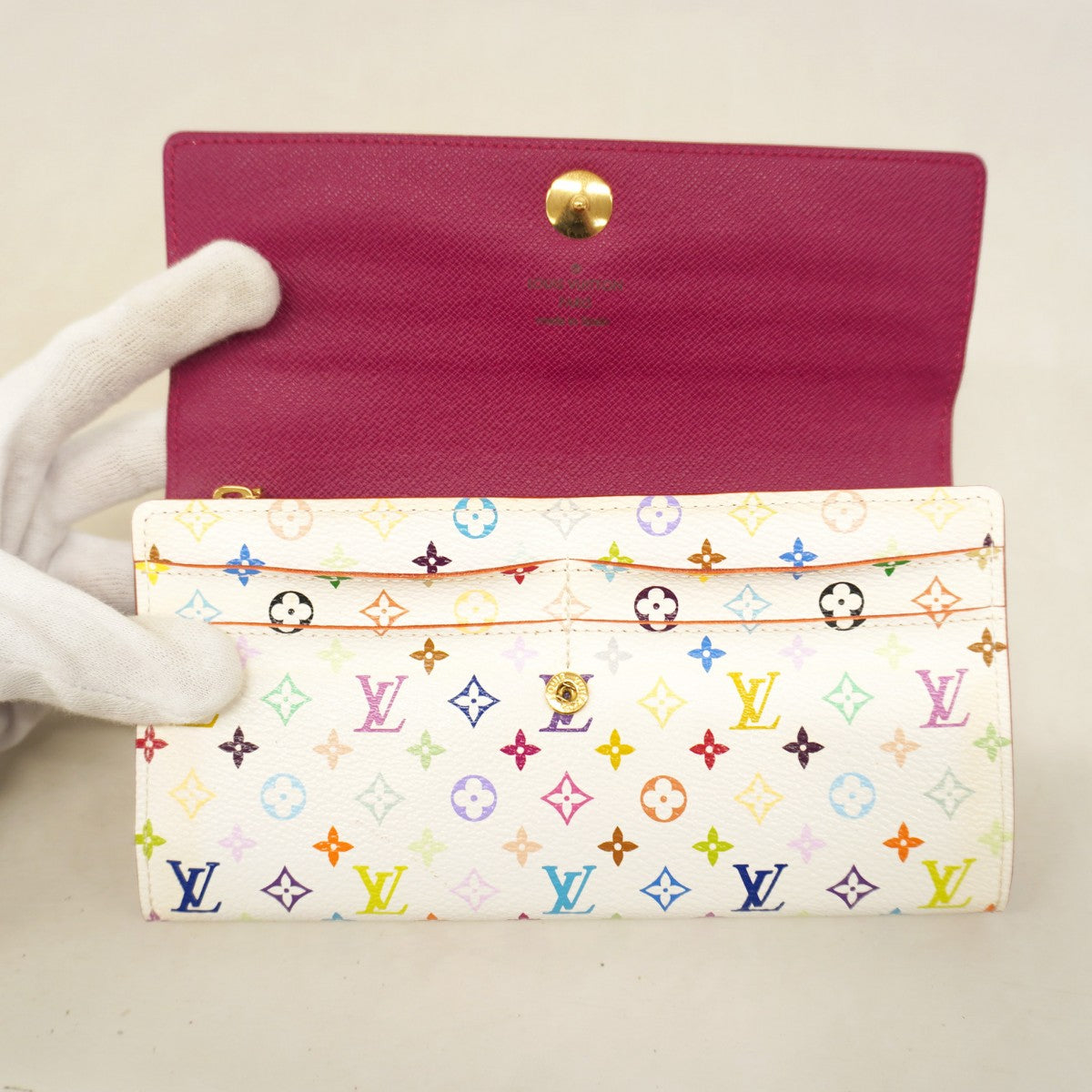 5pc3328】ルイヴィトン 長財布 モノグラム・マルチカラー