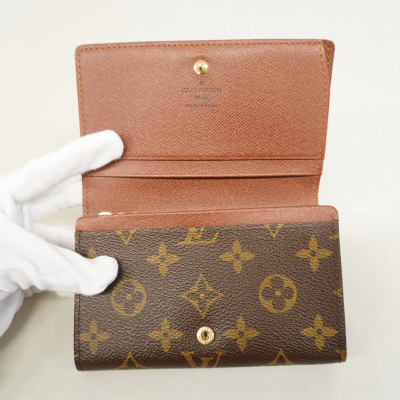 5pc3598】ルイヴィトン 財布 モノグラム ポルトモネビエトレゾール