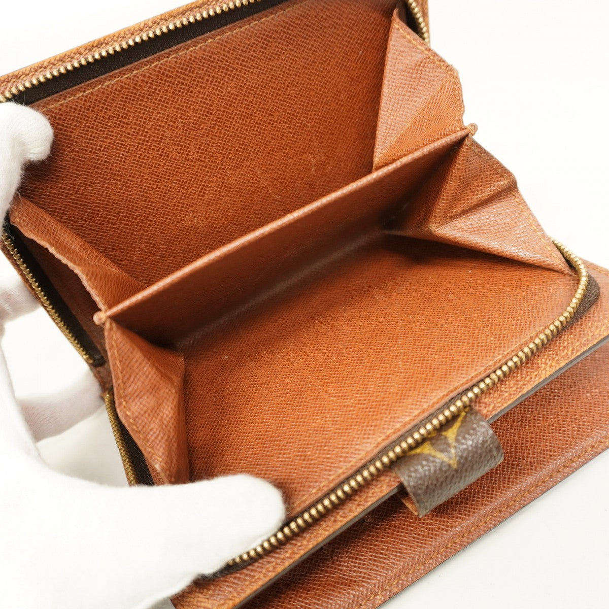 5pc3620】ルイヴィトン 財布 モノグラム ポルトパピエジップ M61207