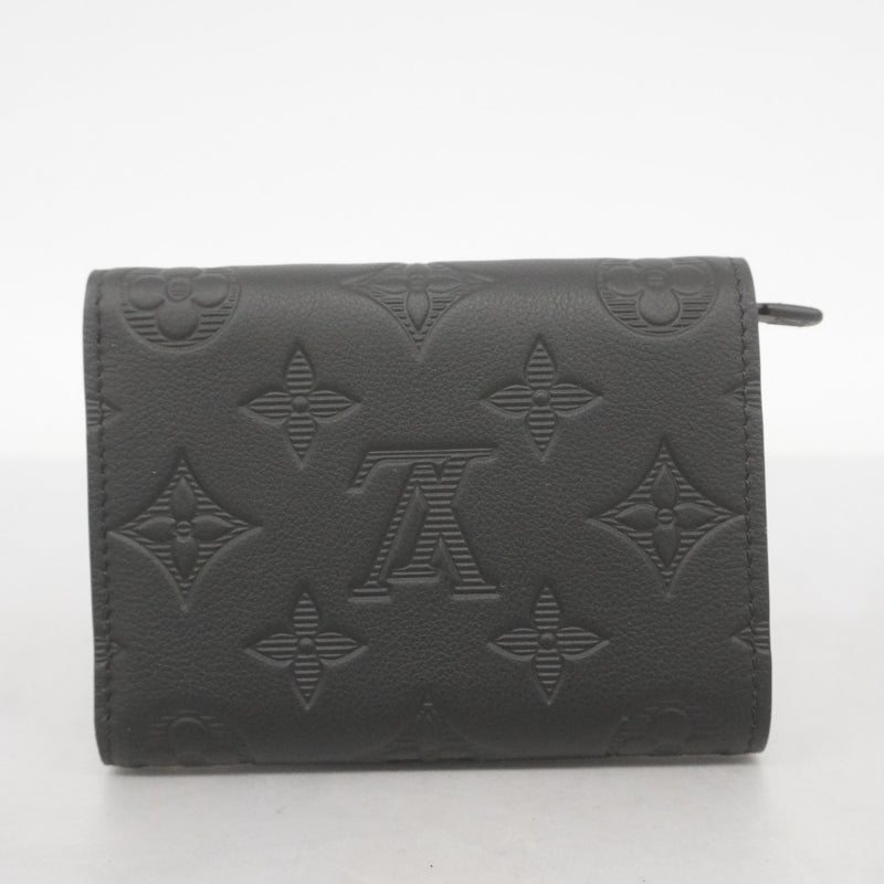 5pc3685】ルイヴィトン 三つ折り財布 モノグラム・シャドウ ヴィクター