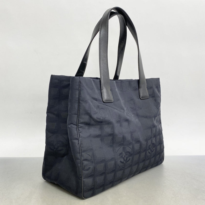 5pc3976-k】シャネル トートバッグ ニュートラベル ナイロン ブラック