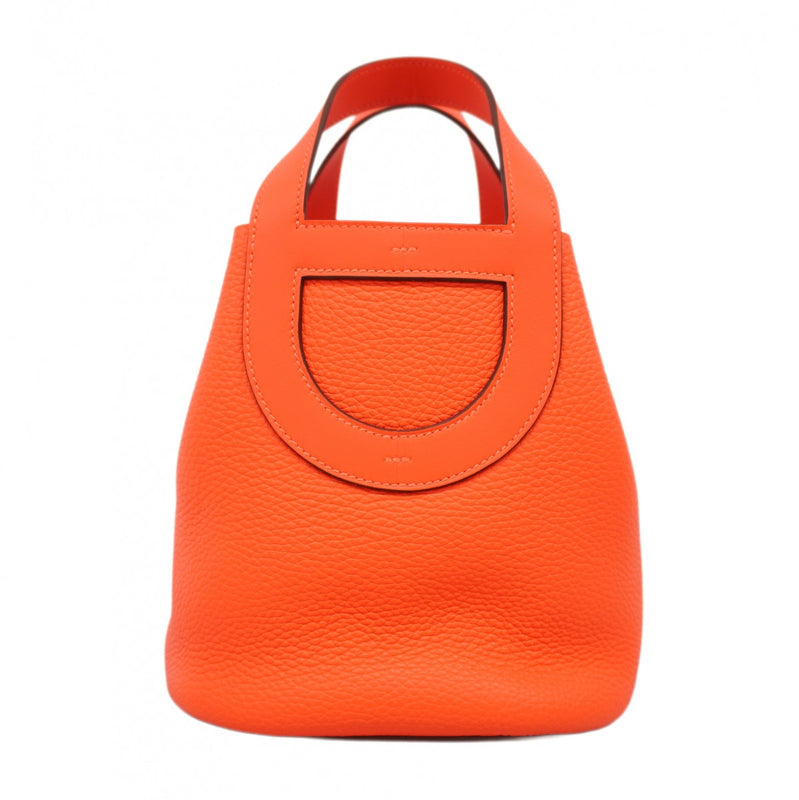 エルメス　ヴィドポッシュ D刻印 オレンジ レザー トリヨンクレマンス エルメス ヴィドポッシュ D刻印 オレンジ レザー トリヨンクレマンス