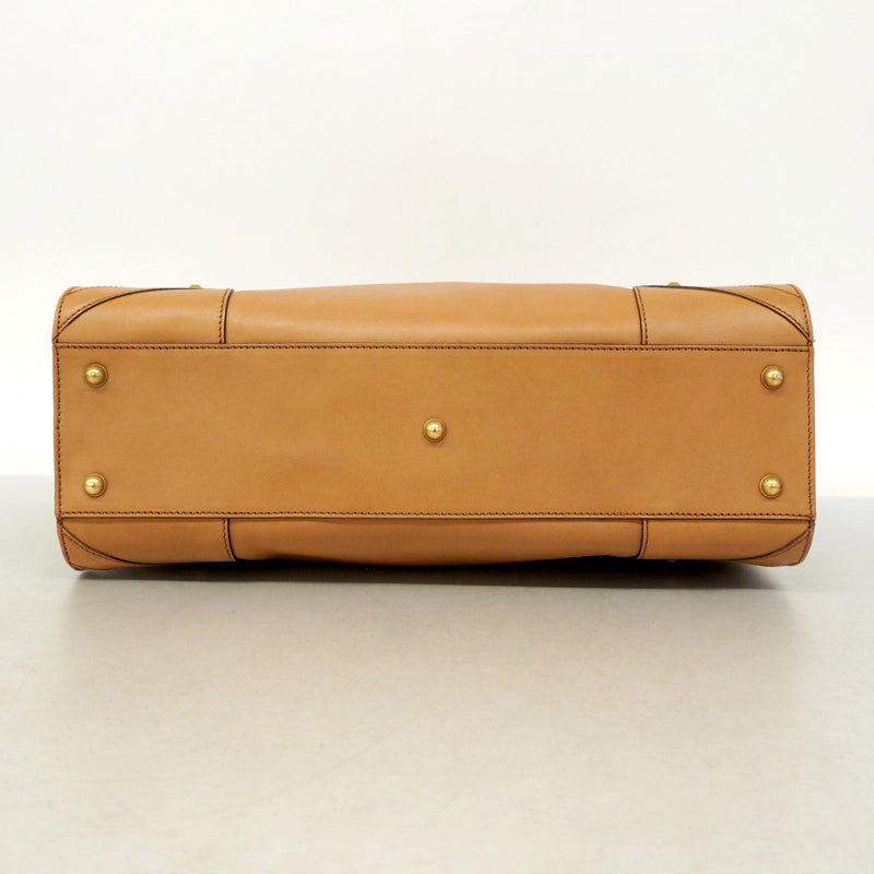 5pc4158-k】グッチ ハンドバッグ 120897 レザー ライトブラウン