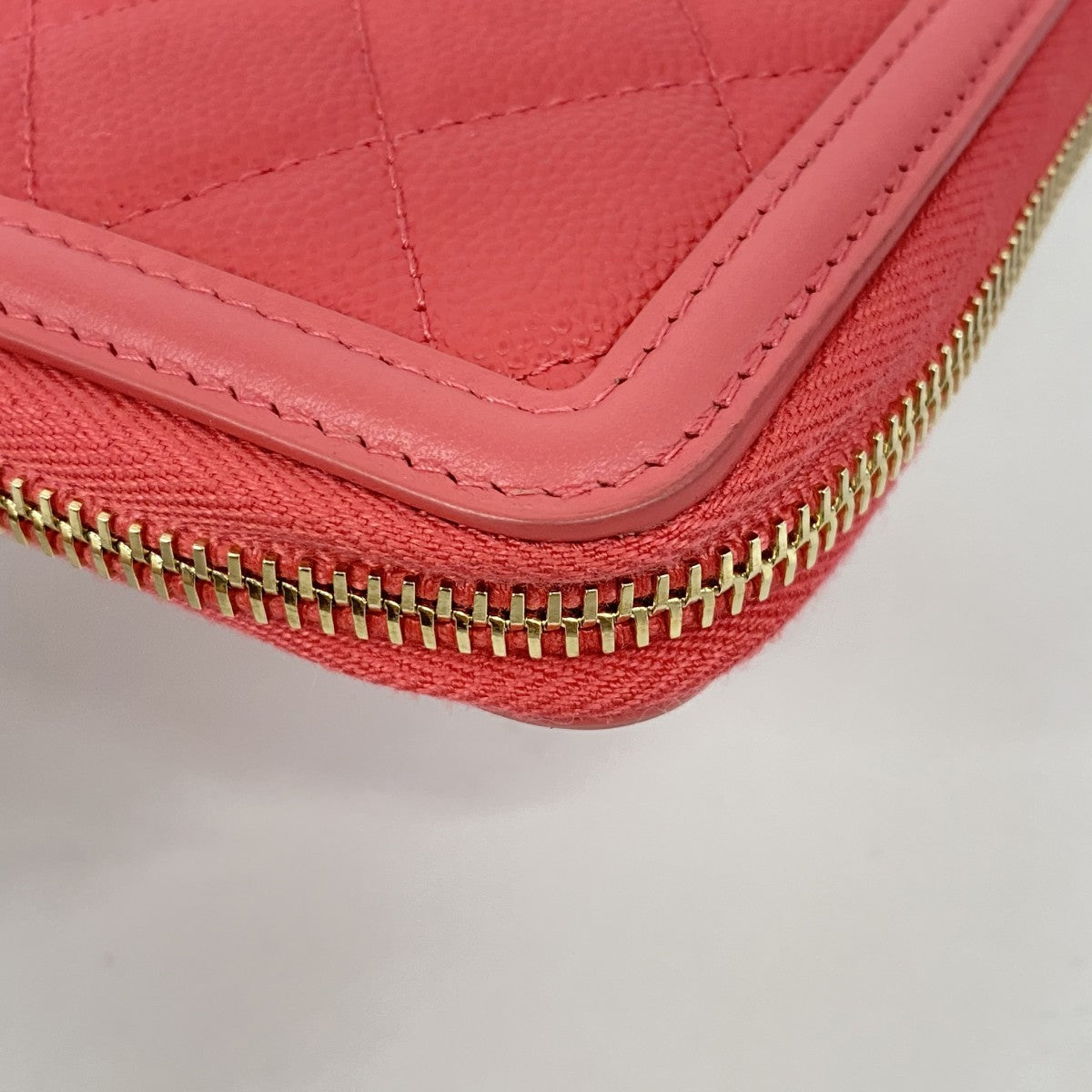 5pc4216-k】シャネル 長財布 マトラッセ CCフィリグリー キャビア