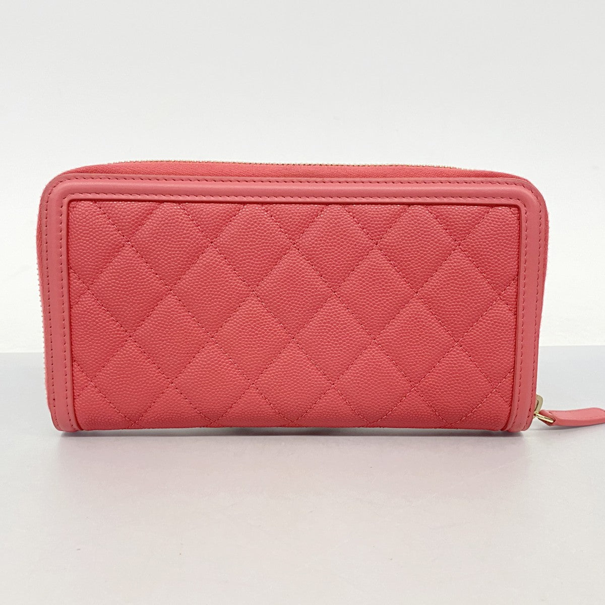 【ももぷり】CHANEL フィリグリー キャビアスキン マトラッセ 5pc4216-k】シャネル 長財布 マトラッセ CCフィリグリー キャビア