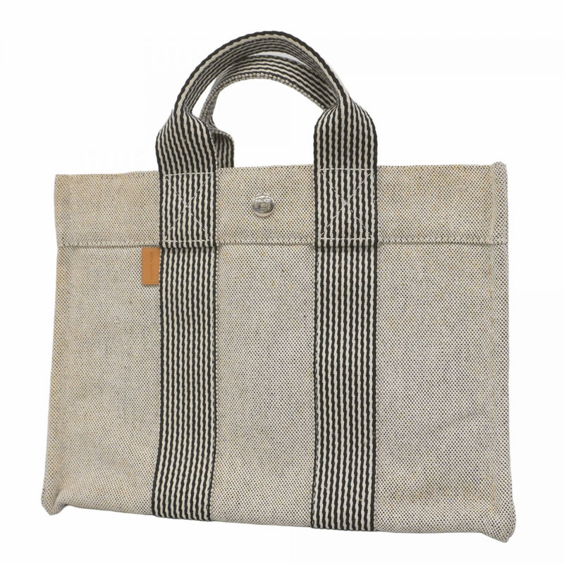 5pc4238-h】エルメス ハンドバッグ ニューフールトゥPM キャンバス