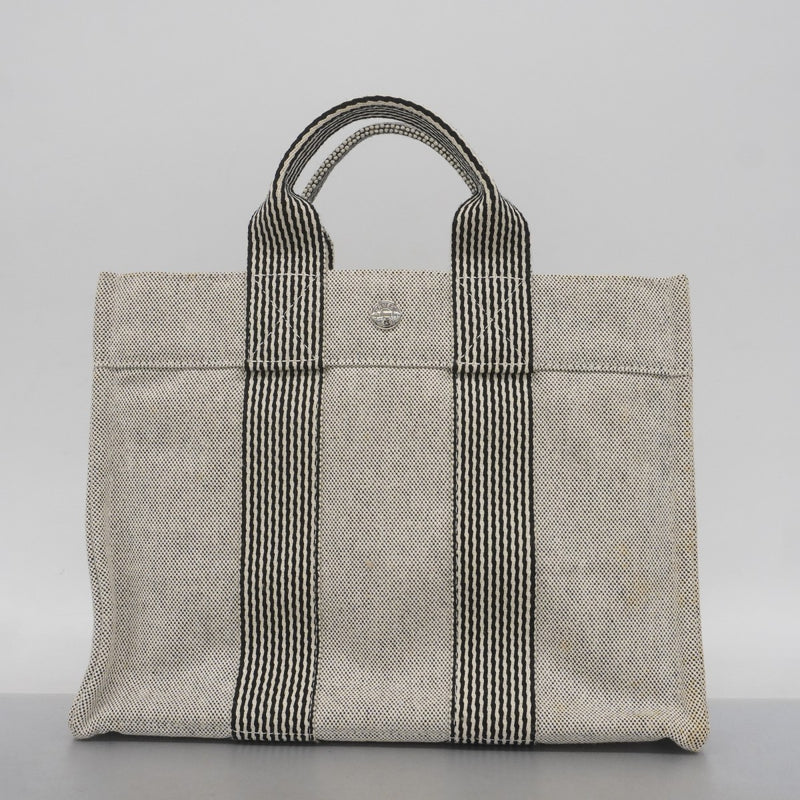 5pc4238-h】エルメス ハンドバッグ ニューフールトゥPM キャンバス