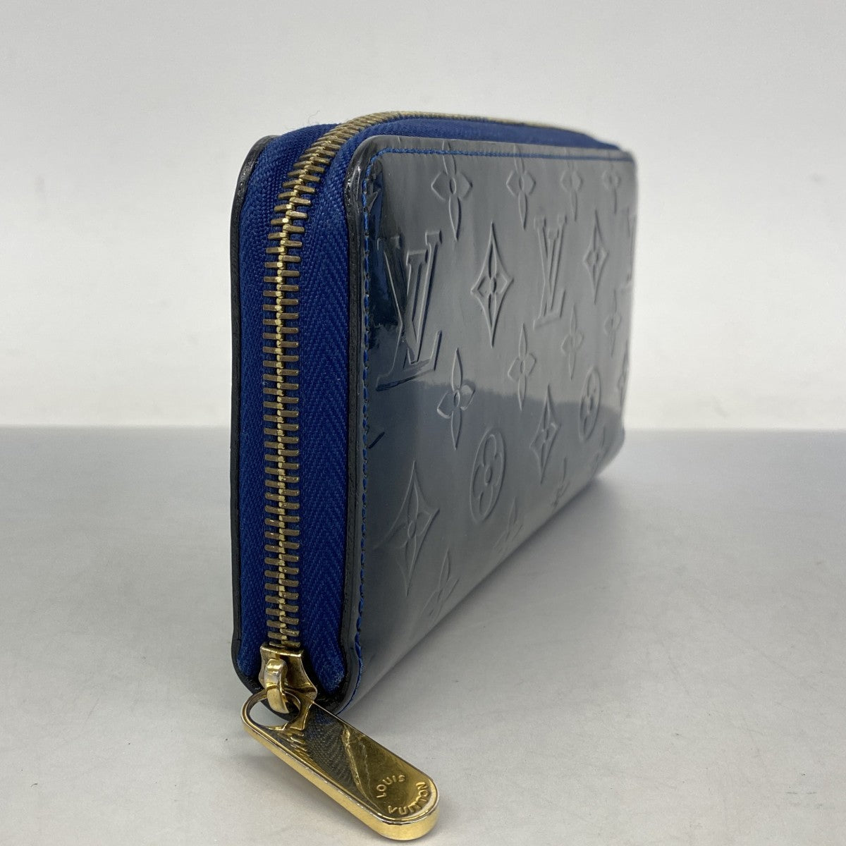 ルイヴィトン グランブルー ヴェルニ ジッピーパース M90048 5pc4488】ルイヴィトン 長財布 ヴェルニ ジッピーウォレット M90047