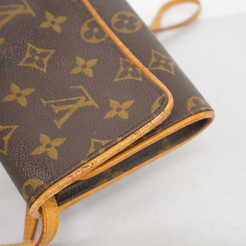 5pc4565】ルイヴィトン ショルダーバッグ モノグラム ポシェットツイン