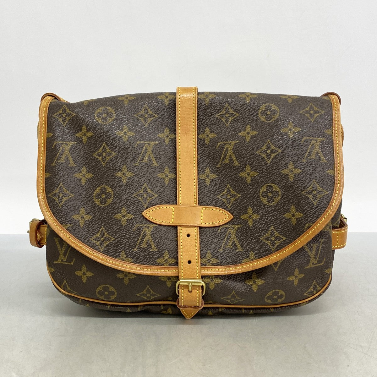 5pc4604】ルイヴィトン ショルダーバッグ モノグラム ソミュール30