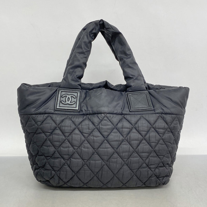 シャネル　コココクーン　ナイロン　トートバッグ　シルバー 5pc4626】シャネル トートバッグ コココクーン ナイロン ブラック