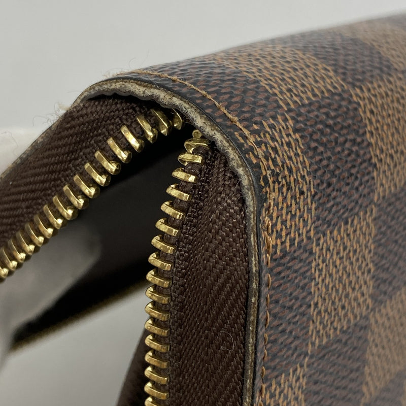 【最高級美品】ルイヴィトン ダミエ エベヌ ジッピー オーガナイザー 5pc4640】ルイヴィトン 長財布 ダミエ ジッピーオーガナイザー N60003