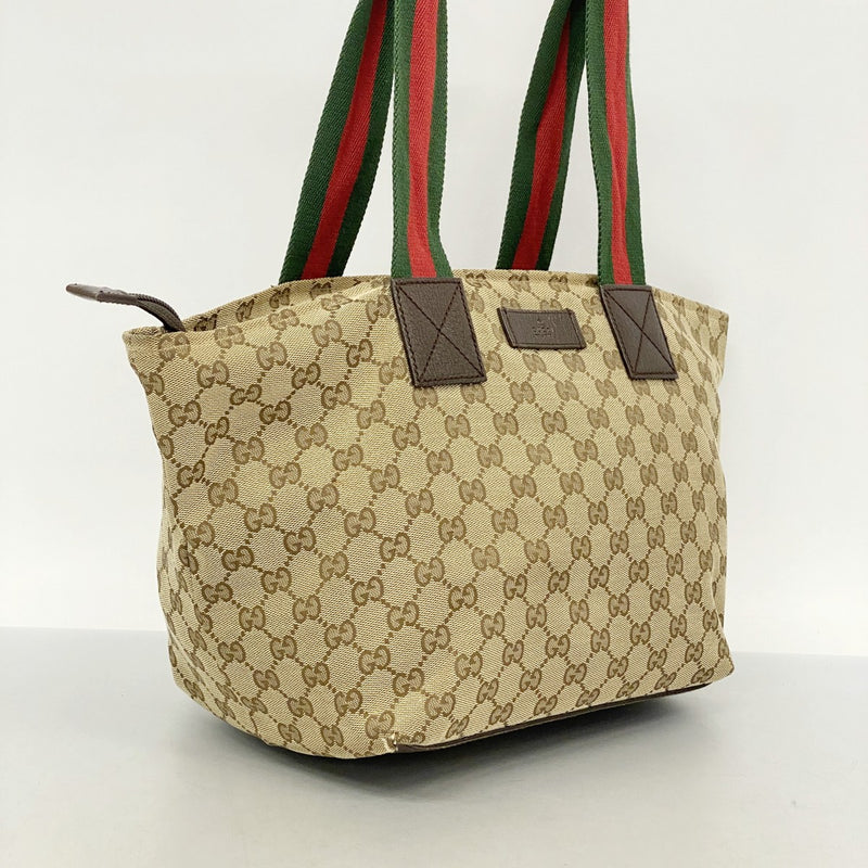【GUCCI】ハンドバッグ　プリンシー　GGキャンバス　シェリーライン GUCCI シェリーライン GGキャンバス プリンシー トートバッグ 【中古品】