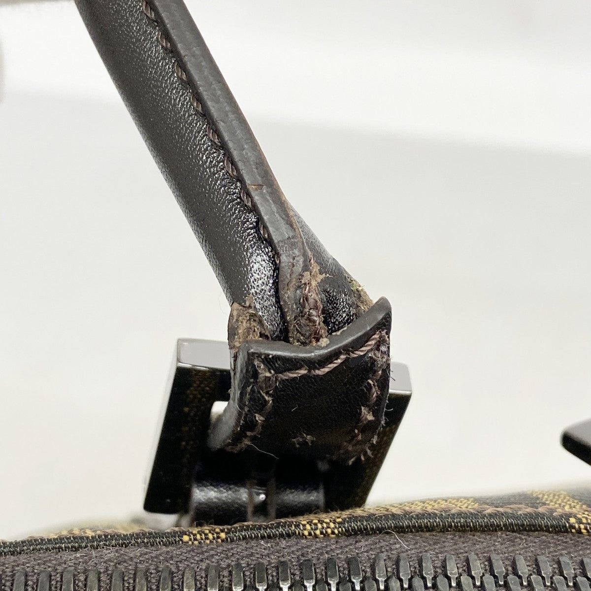 5pc4657】フェンディ ハンドバッグ ズッカ ナイロンキャンバス