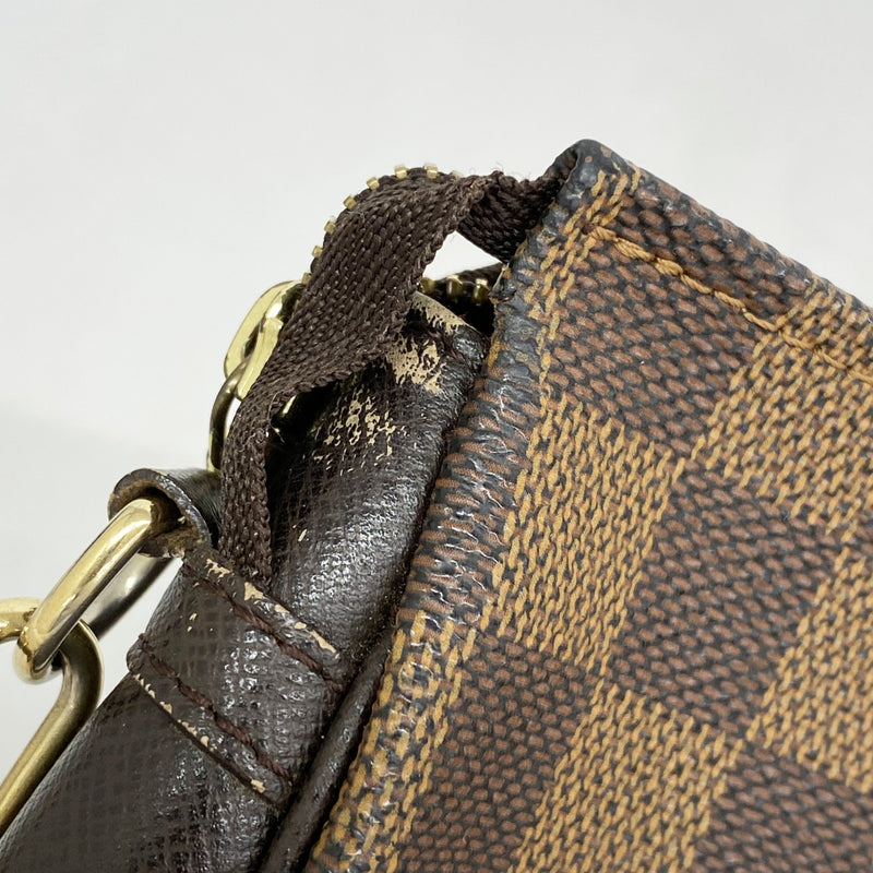 【美品】ルイヴィトン　ダミエ　トゥルースメイクアップ　ポーチ　N51982　革 5pc4690-k】ルイヴィトン ポーチ ダミエ トゥルースメイクアップ