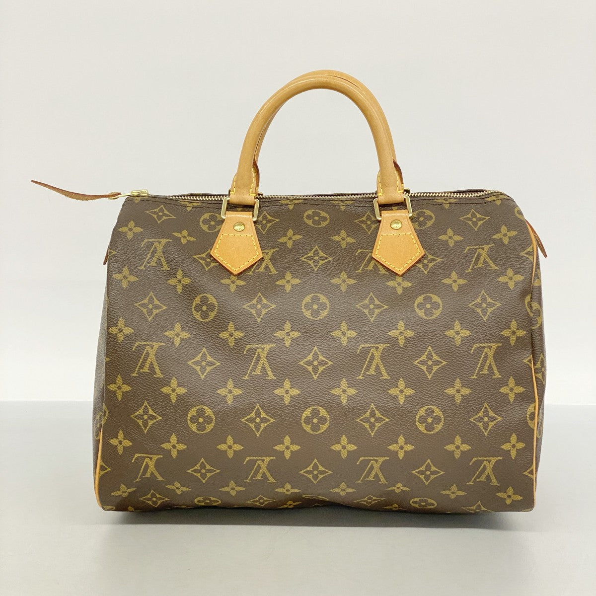 【正規品】ルイヴィトン　モノグラム　スピーディ30　ハンドバッグ　ブラウン　茶 LOUIS VUITTON - ルイヴィトン モノグラム スピーディ 30 新型