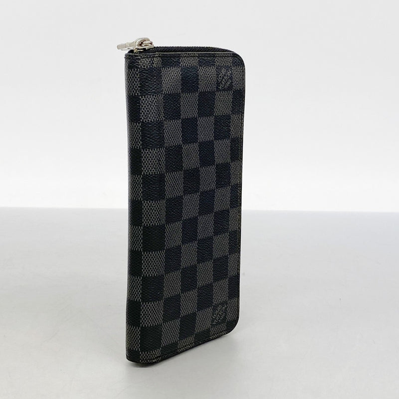 5pd4791-k】ルイヴィトン 長財布 ダミエ・グラフィット ジッピー