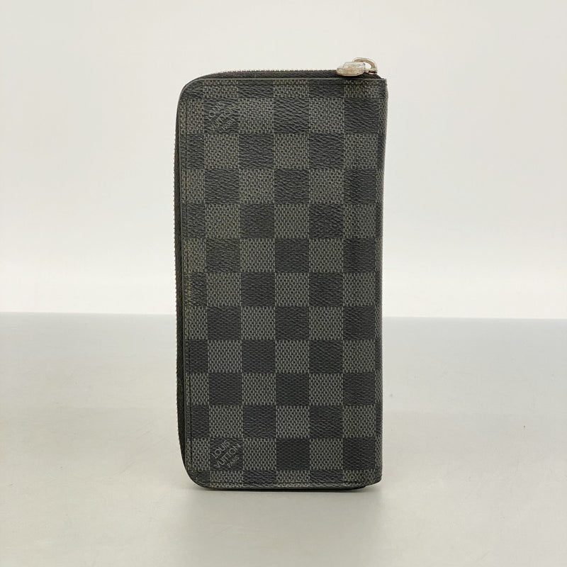 5pd4791-k】ルイヴィトン 長財布 ダミエ・グラフィット ジッピー