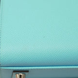 ★SALE【5pd4881-g】エルメス ハンドバッグ バーキン25 セリエ ヴォーエプソン ブルーノール シルバー金具 B刻印【中古】レディース