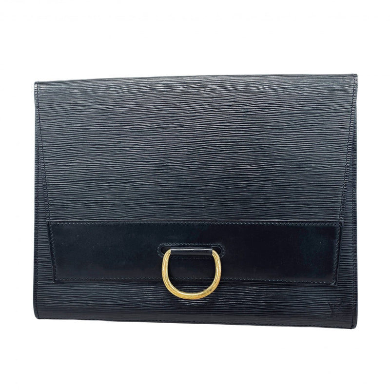 5pd4962-k】ルイヴィトン クラッチバッグ エピ イエナ M52722 ノワール