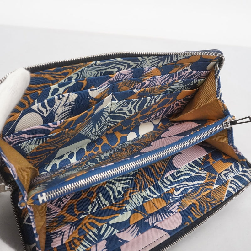 5pd5051】エルメス 長財布 アザップロングシルクイン ヴォーエプソン