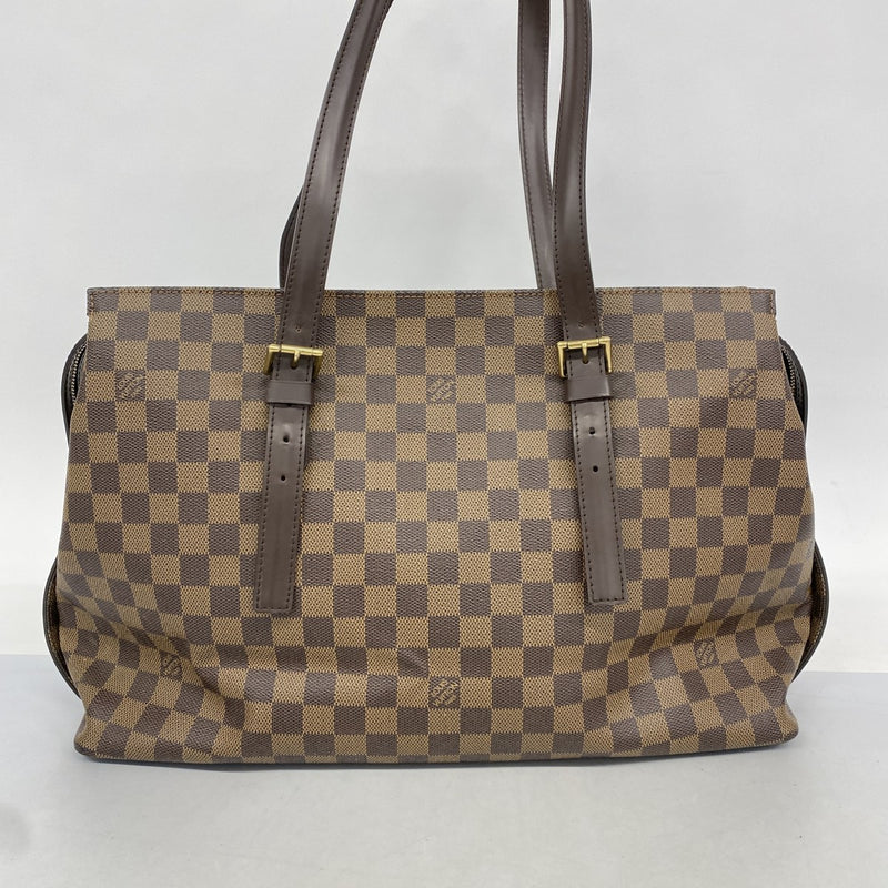 【極美品】LV ルイヴィトン チェルシー ダミエ エベヌ ショルダーバッグ 5pd5056】ルイヴィトン ショルダーバッグ ダミエ チェルシー N51119