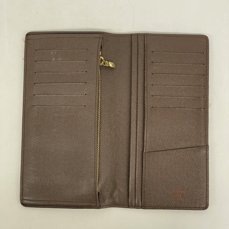 5pd5209-k】ルイヴィトン 長財布 ダミエ ポルトフォイユブラザ N60017