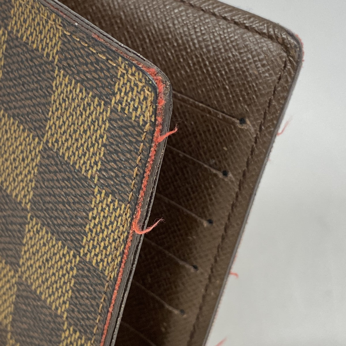 5pd5209-k】ルイヴィトン 長財布 ダミエ ポルトフォイユブラザ N60017