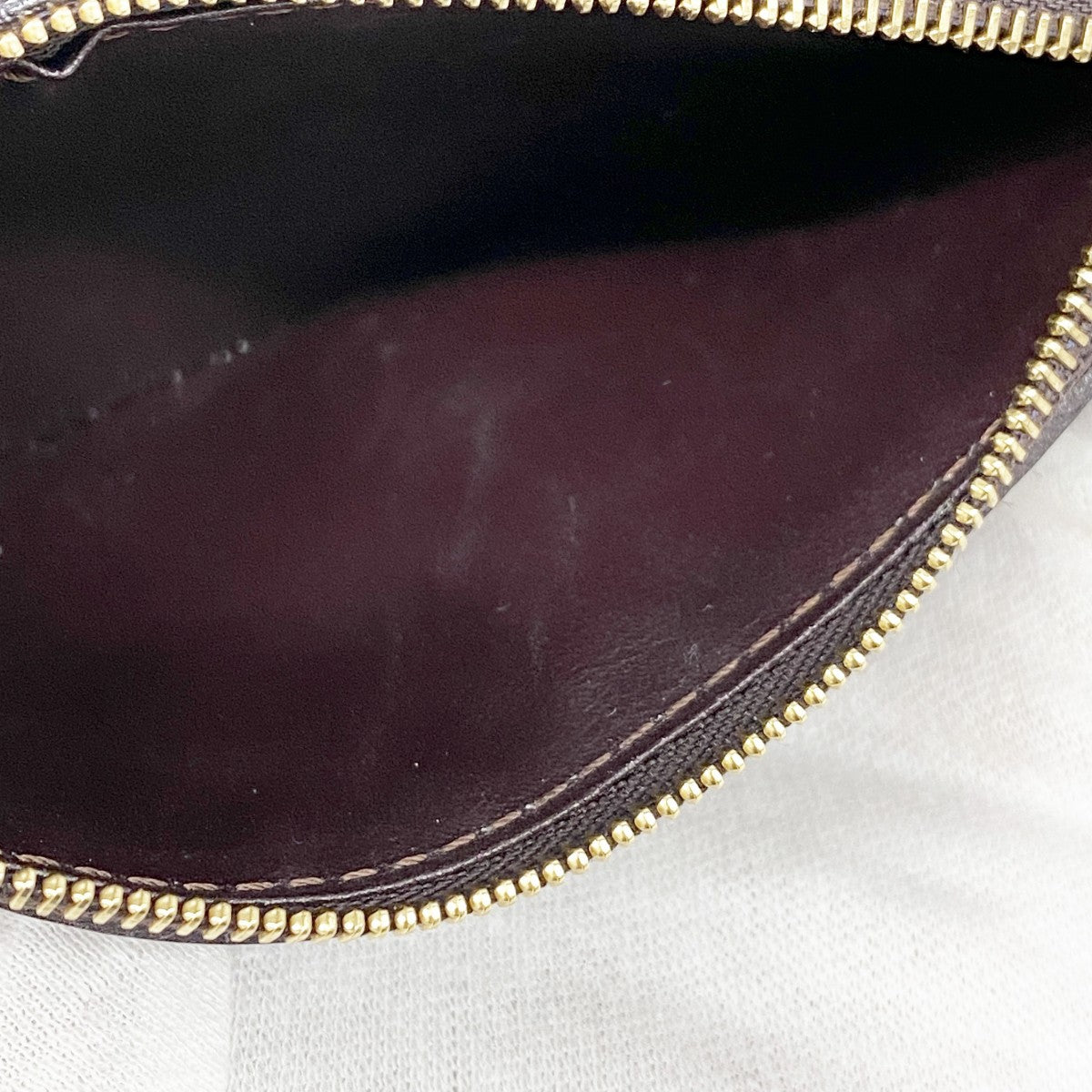 5pd5295】ルイヴィトン 三つ折り財布 ヴェルニ ポルトフォイユ