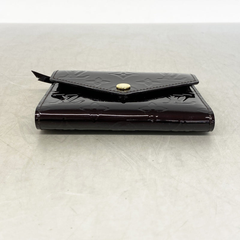 5pd5295】ルイヴィトン 三つ折り財布 ヴェルニ ポルトフォイユ