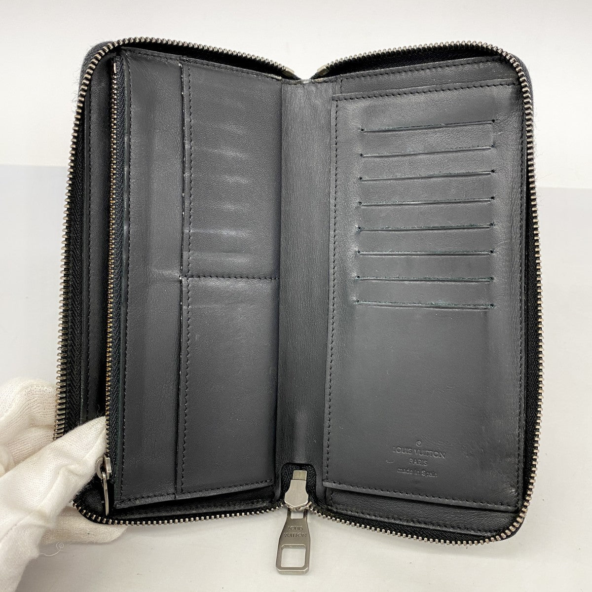 5pd5332】ルイヴィトン 長財布 ダミエ・アンフィニ ジッピーウォレット