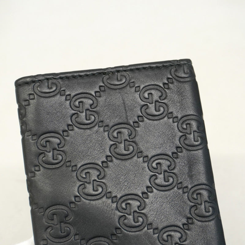 5pd5379-k】グッチ カードケース グッチシマ 120965 レザー ブラック